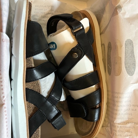 Wolky -Women's Sunstone leather Sandals in black - Picture 13 of 16